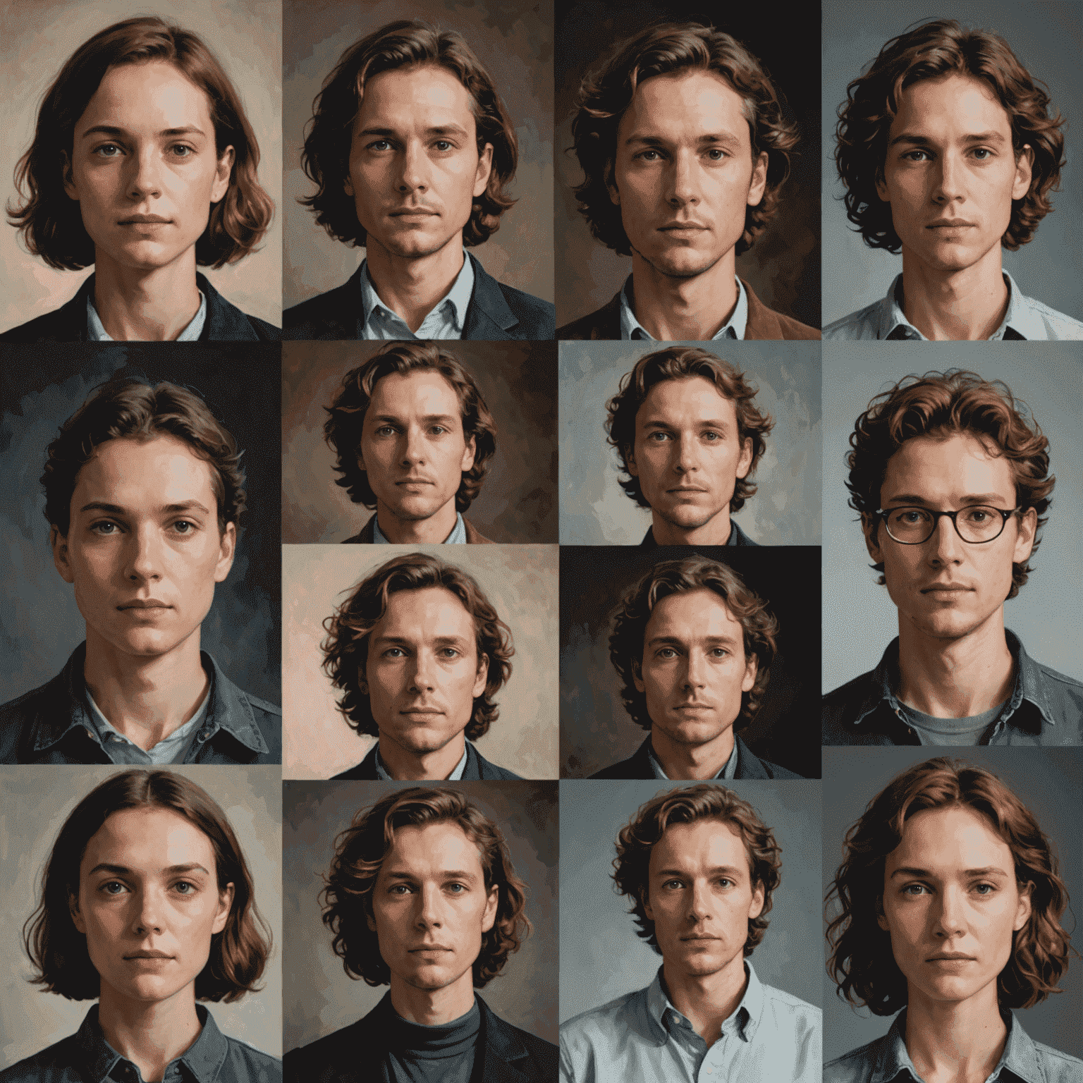 A timeline showing the progression of AI-generated art from pixelated early attempts to sophisticated, lifelike images created by modern algorithms